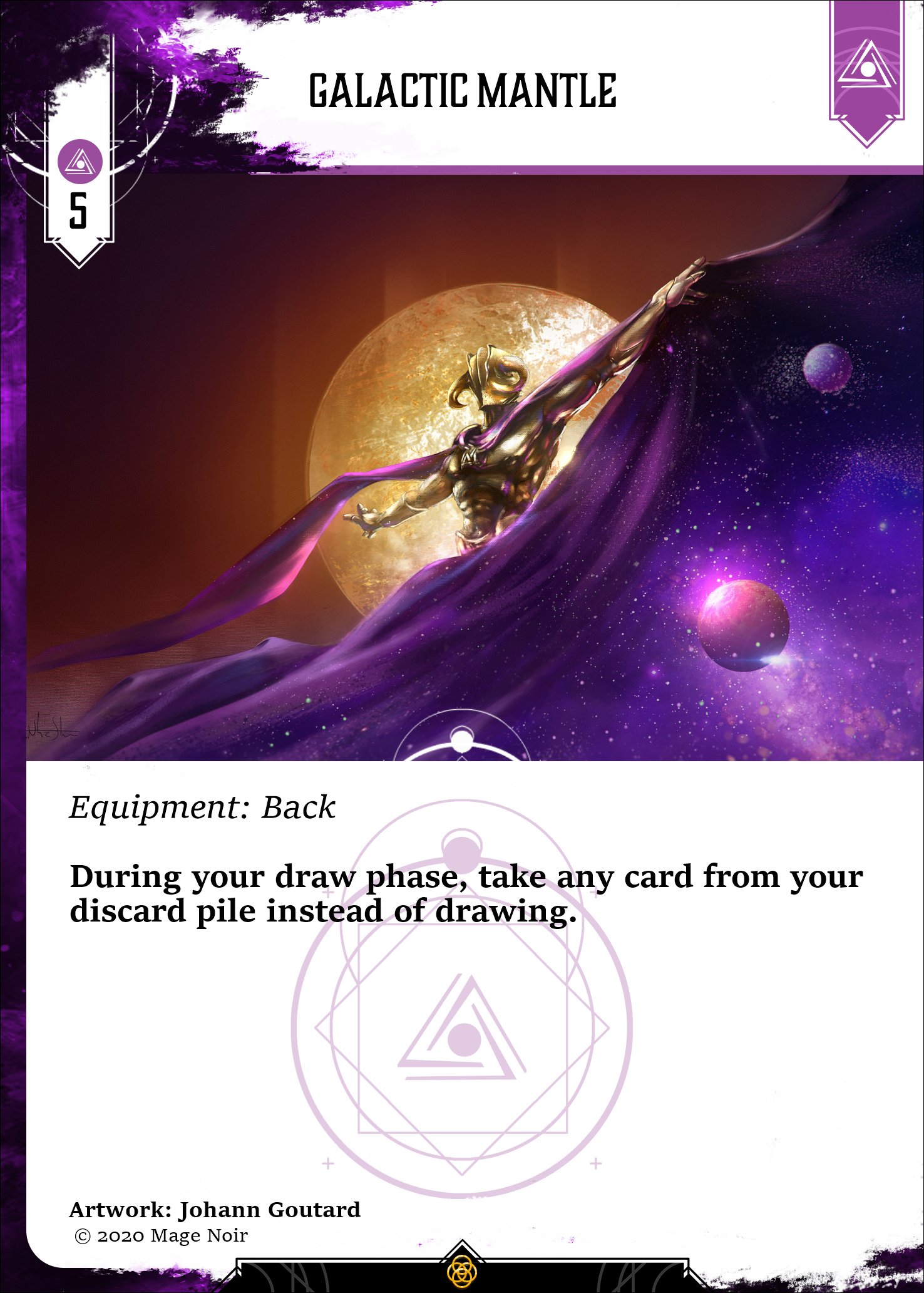 Galactic mantle card