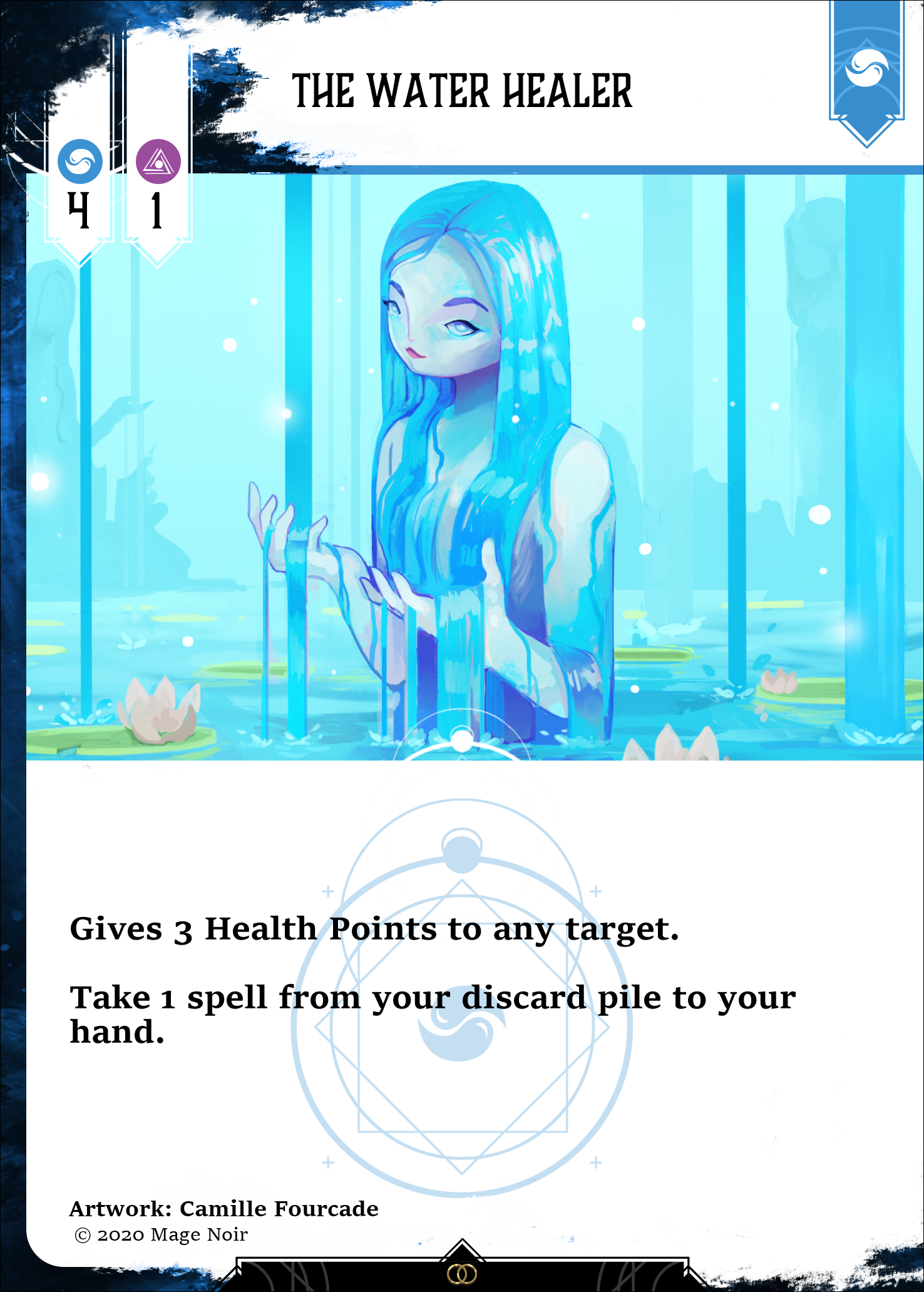 The water healer card