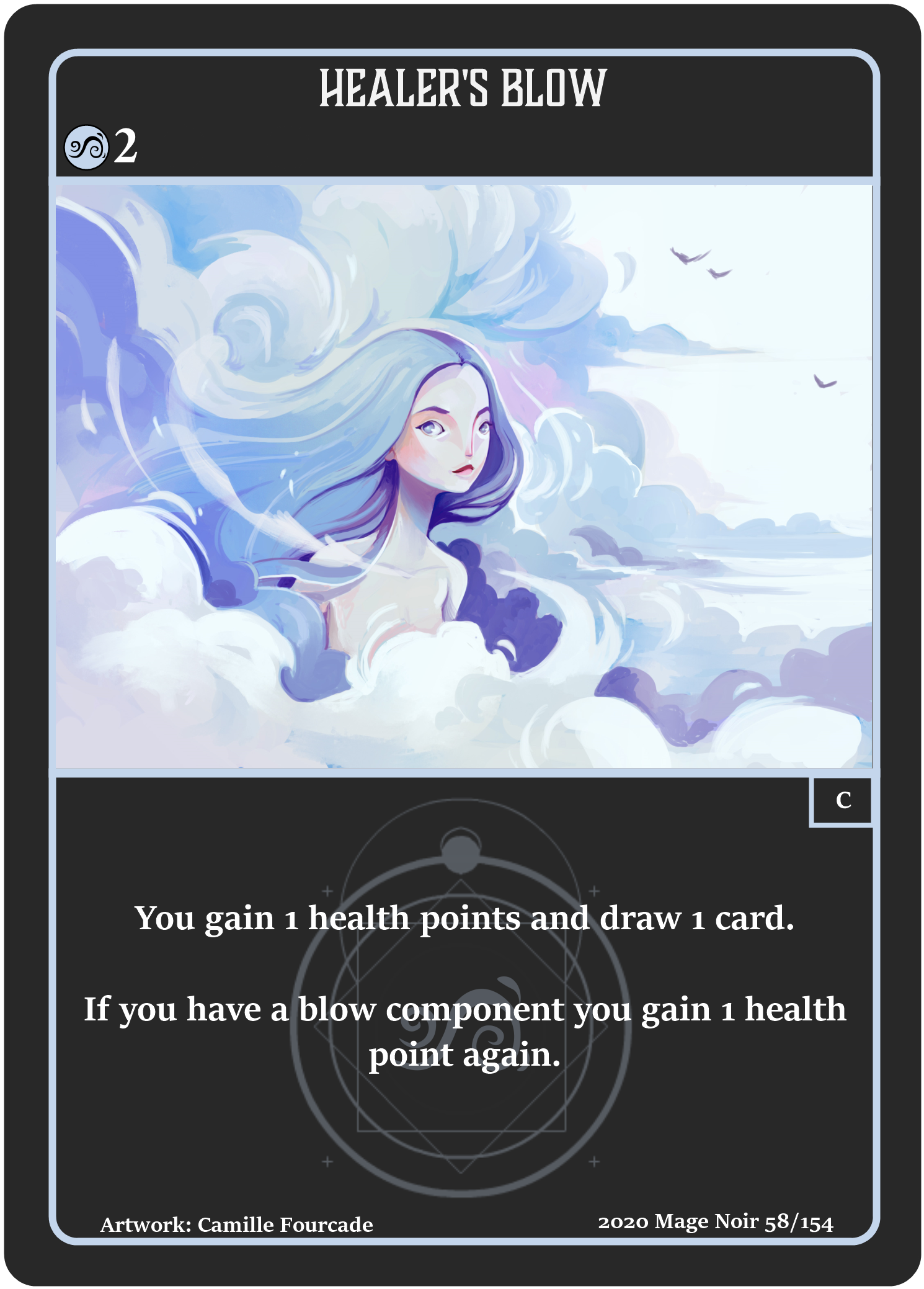 Healer's blow card