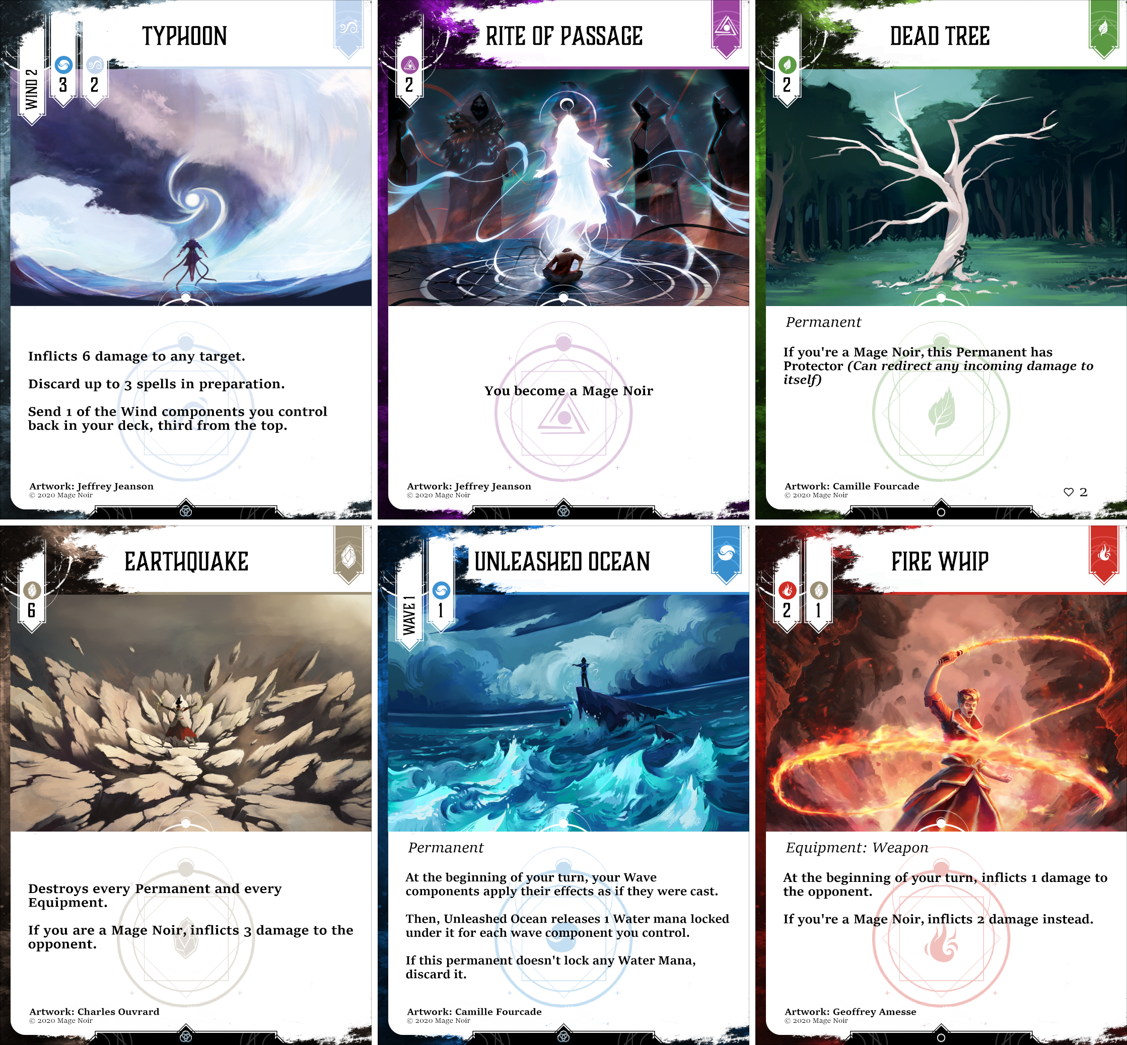 New card layout visual