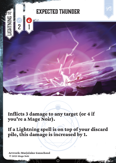 Expected thunder