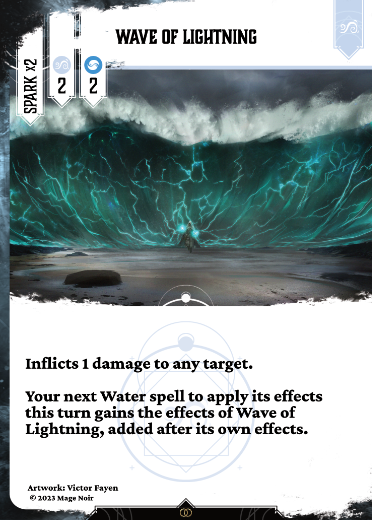 Wave of lightning