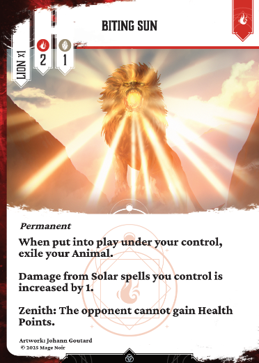 Biting sun