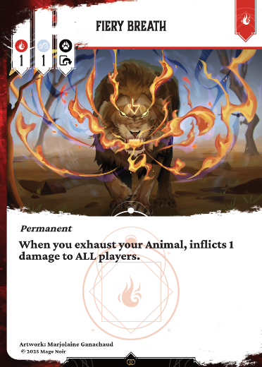 Fiery breath