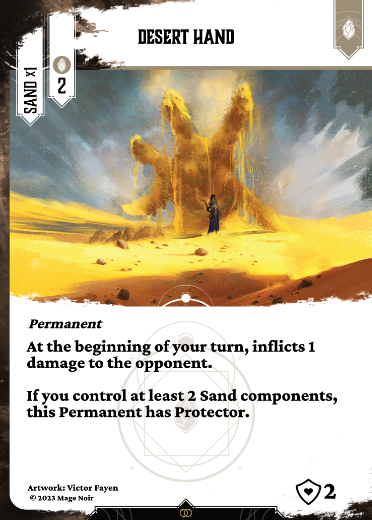 Desert hand