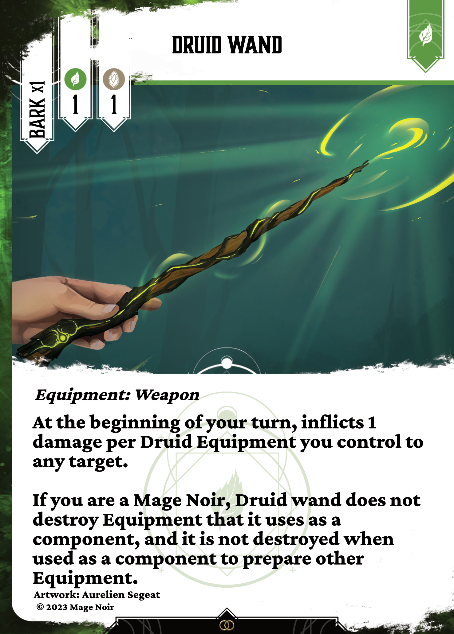 Druid wand