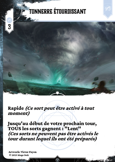 Tonnerre étourdissant