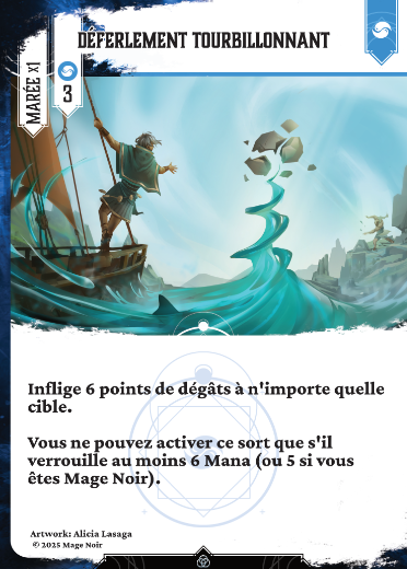 Déferlement tourbillonnant
