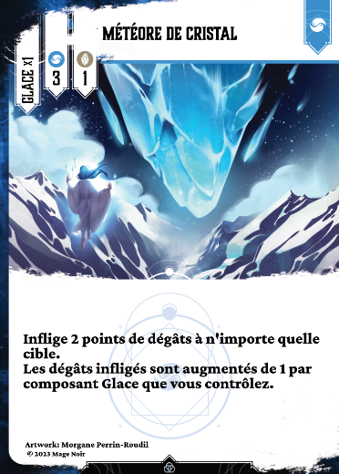 Météore de cristal