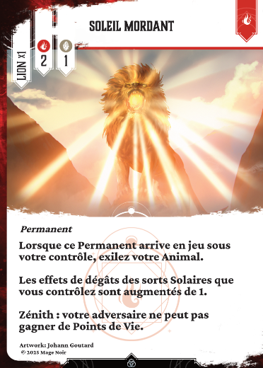 Soleil mordant