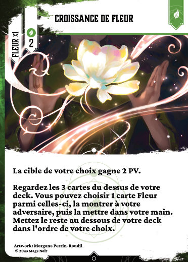 Croissance de fleur