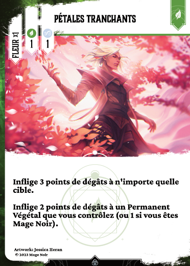 Pétales tranchants