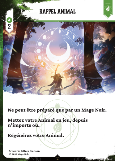 Rappel animal