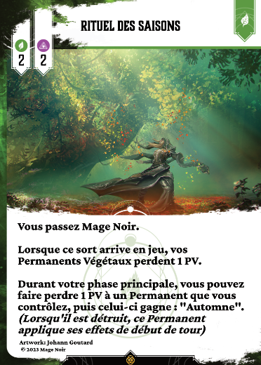 Rituel des saisons